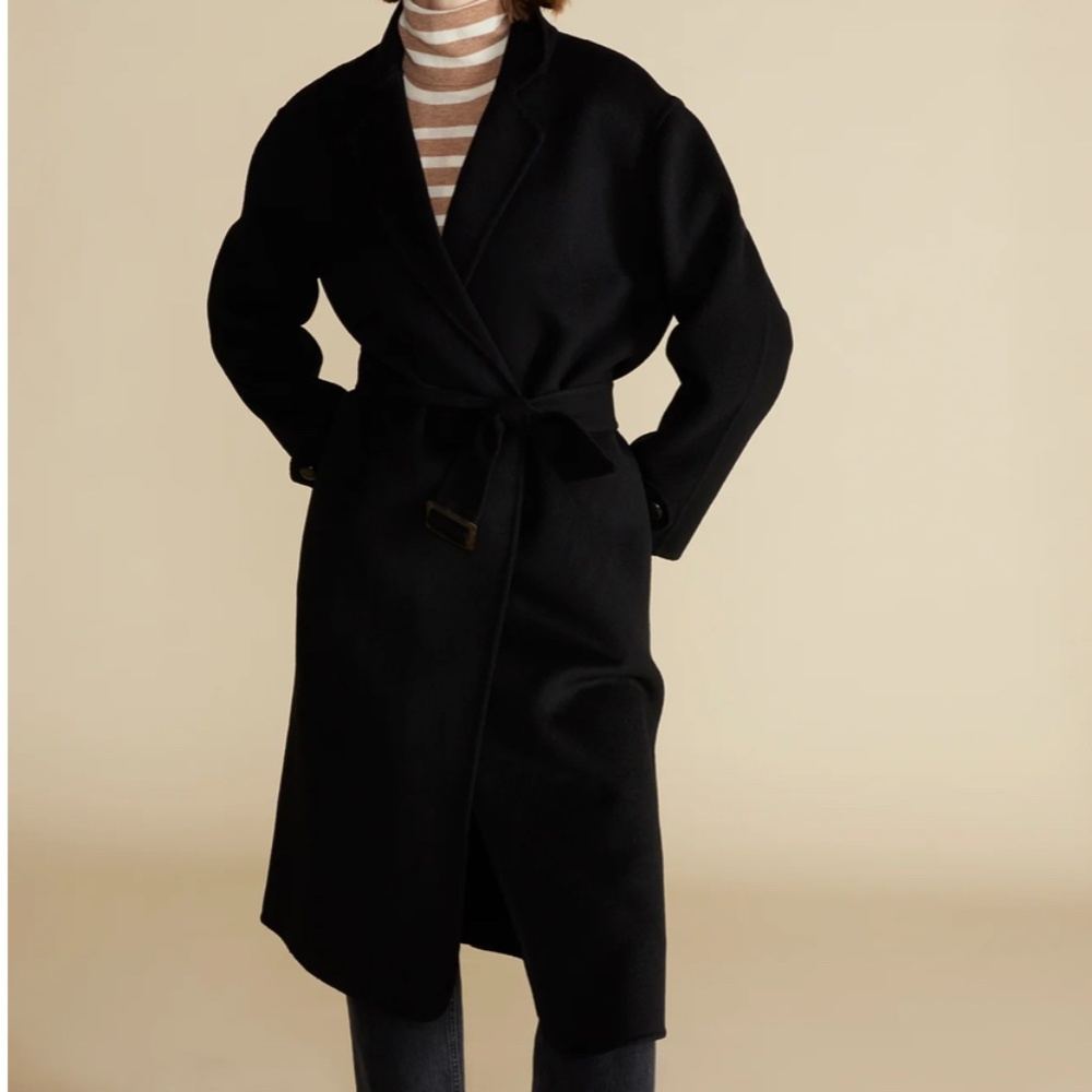Lya Felted Wool Coat